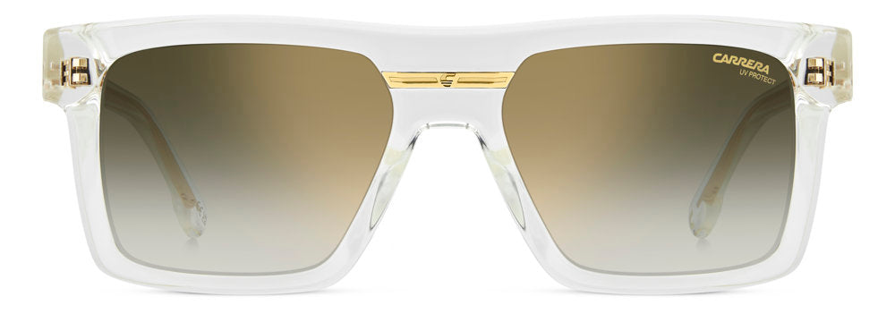 Carrera Victory C 25/S 900D6 Crystal Rectangular Flat Top Men's Sunglasses