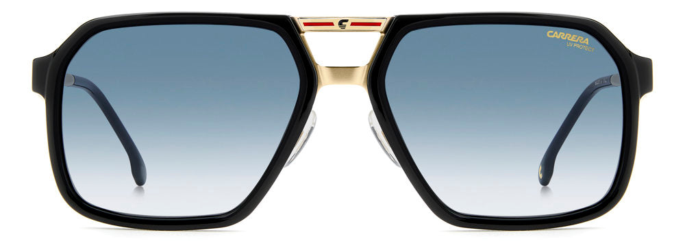 Carrera Victory C 27/S 2M208 Black Gold Rectangular Men's Sunglasses