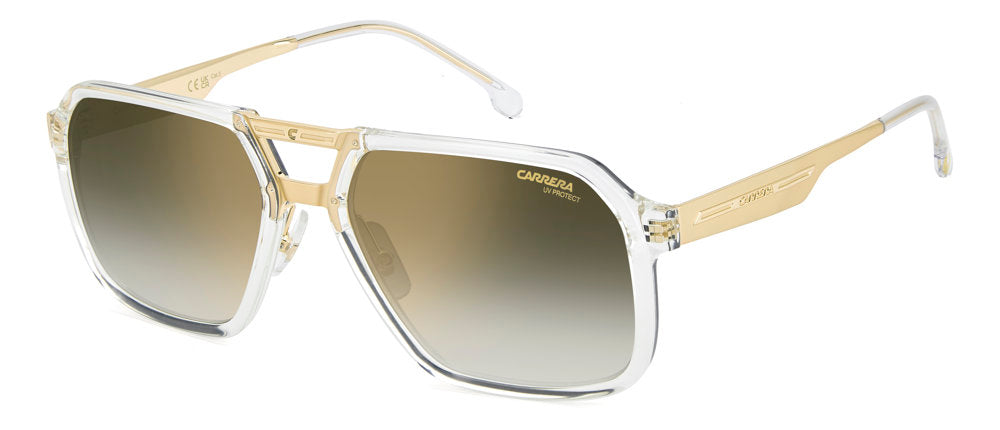 Carrera Victory C 27/S REJD6 Crystal Gold Rectangular Men's Sunglasses