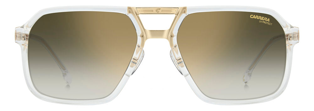 Carrera Victory C 27/S REJD6 Crystal Gold Rectangular Men's Sunglasses