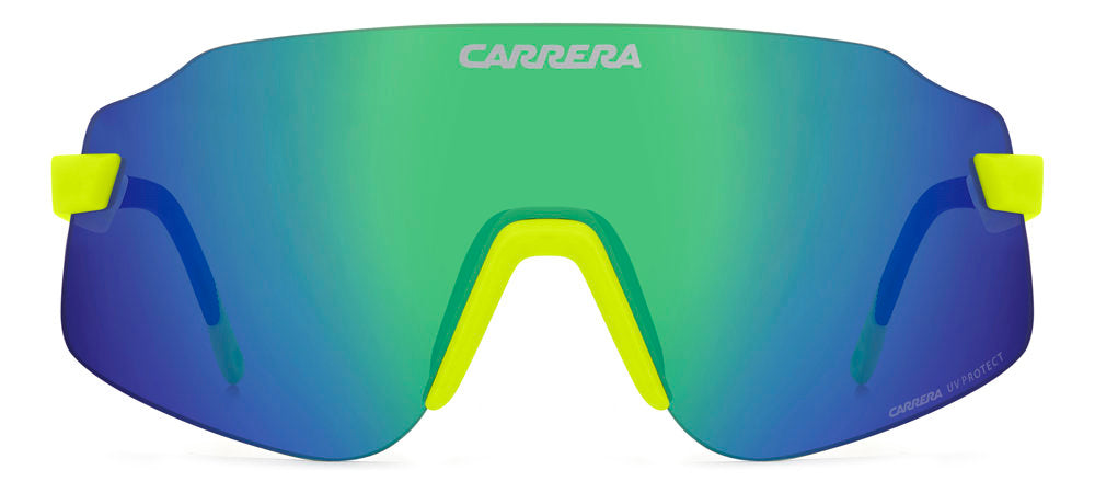 Carrera C Sport 16/S 2V7Z9 MT Yellow Rectangular Shield Men's Sunglasses
