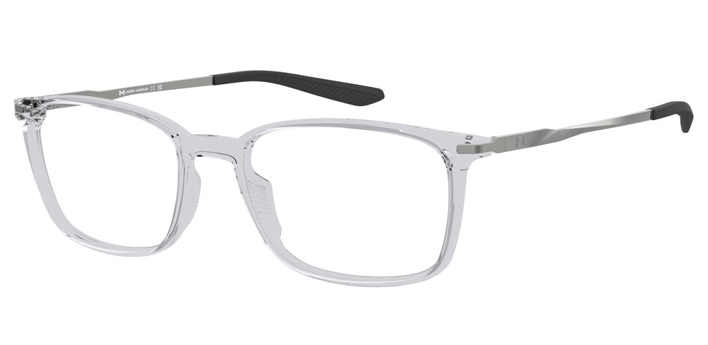 Under Armour UA 5121XL/G R6S Grey Black Crystal Rectangular Men's Eyeglasses