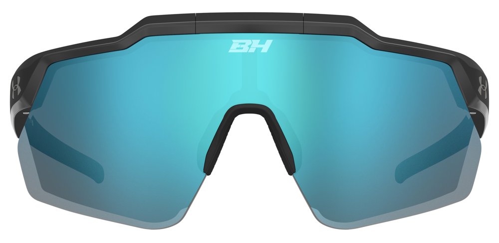 Under Armour UA Flipped Pro D51Z0 Black Blue Half Rim Mask Sunglasses