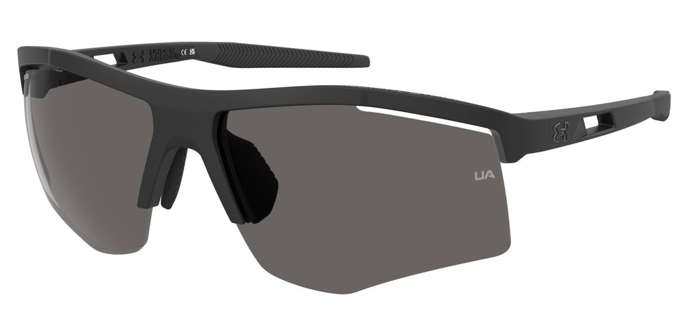 Under Armour UA Flexlite/G 003M9 Mtt Black Half Rim Rectangular Sunglasses