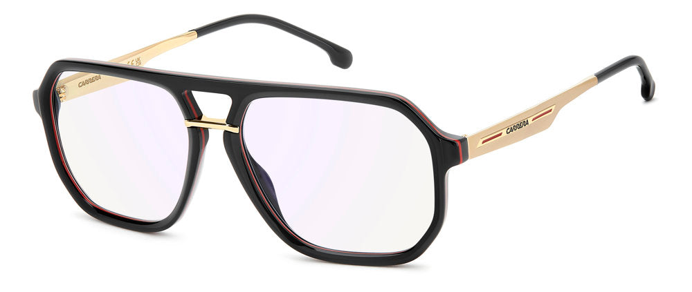 Carrera Victory C 23 2M22Y BLK Gold B Pilot Men's Eyeglasses