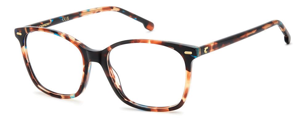 Carrera 3091 CVT Teal Havana Square Women's Eyeglasses