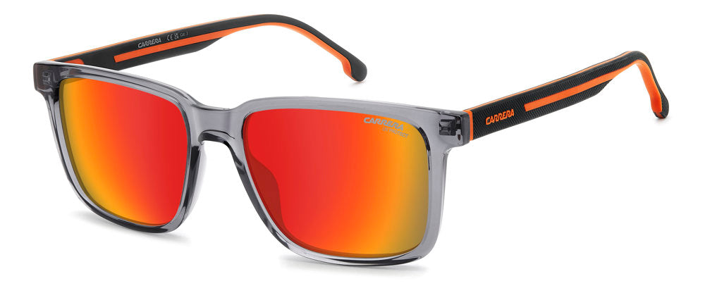 Carrera C Sport 13/S M9LUZ GREY ORAN Rectangular Men's Sunglasses