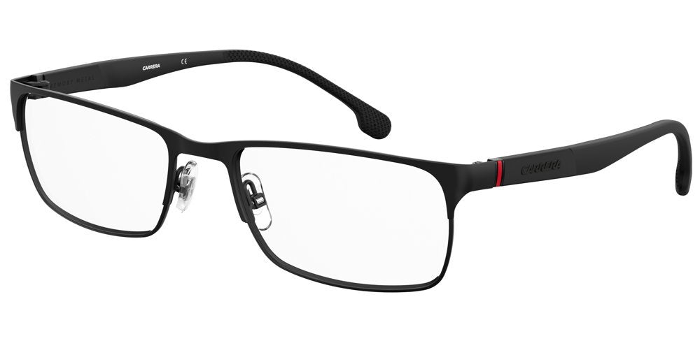 Carrera 8849 003 MTT Black Rectangular Men's Eyeglasses