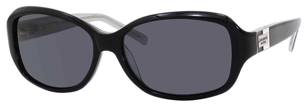 Kate Spade Annika/S JBHM9 BKSLVSPRK Women's Polarized Sunglasses
