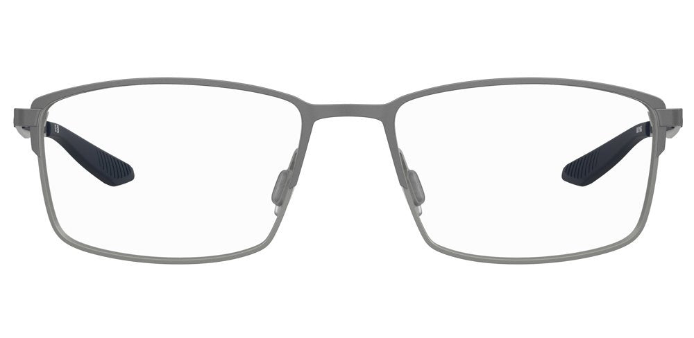 Under Armour UA 5116/G/US V6D Matte Dark Ruthenium Blue Rectangular Men's Eyeglasses