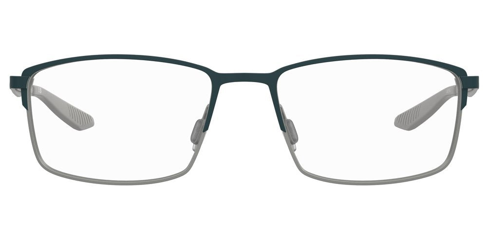 Under Armour UA 5116/G/US TPI MTGRN GRY Rectangular Men's Eyeglasses