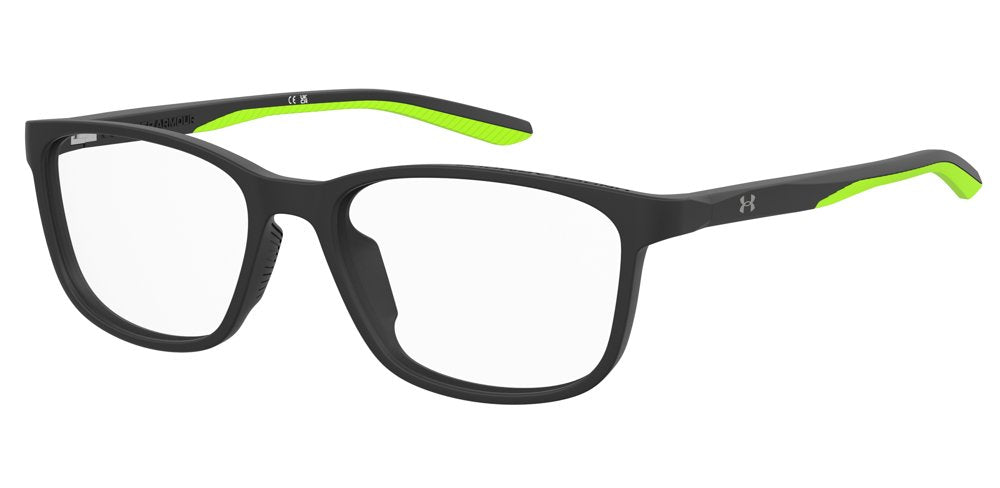Under Armour UA 9022 3OL MT BLK GRN Rectangular Unisex Teen Eyeglasses