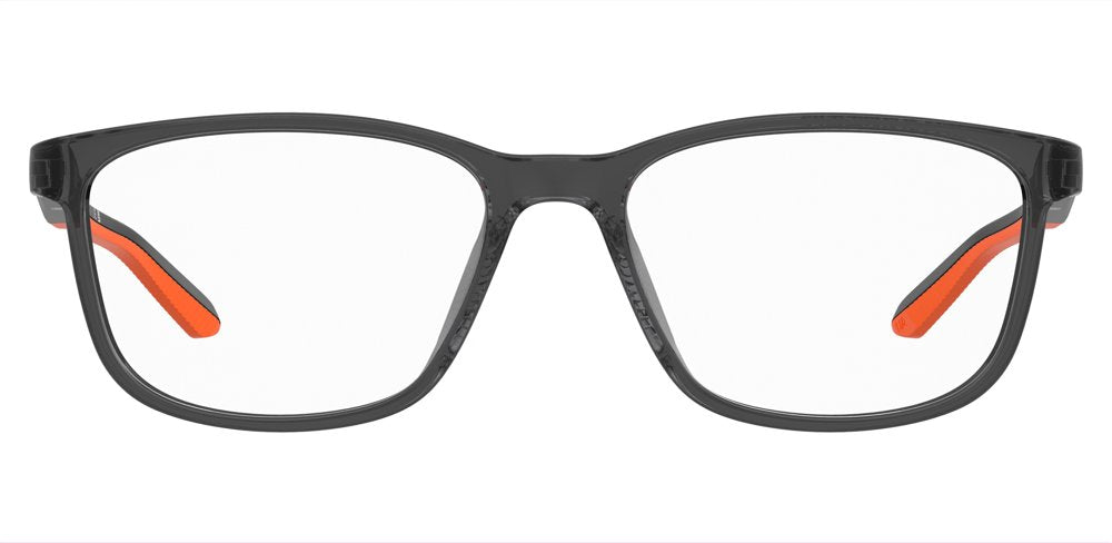 Under Armour UA 9022 M9L GREY ORAN Rectangular Unisex Teen Eyeglasses