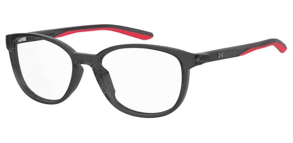Under Armour UA 9021 268 Grey Red G Full Rim Square Eyeglasses