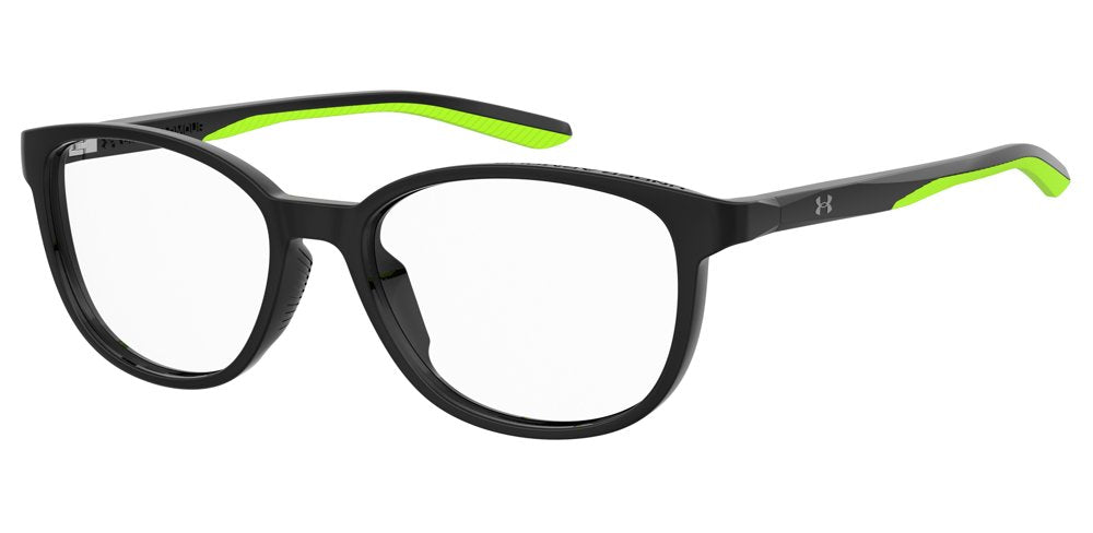 Under Armour UA 9021 7ZJ BLCKGREEN Square Unisex Teen Eyeglasses