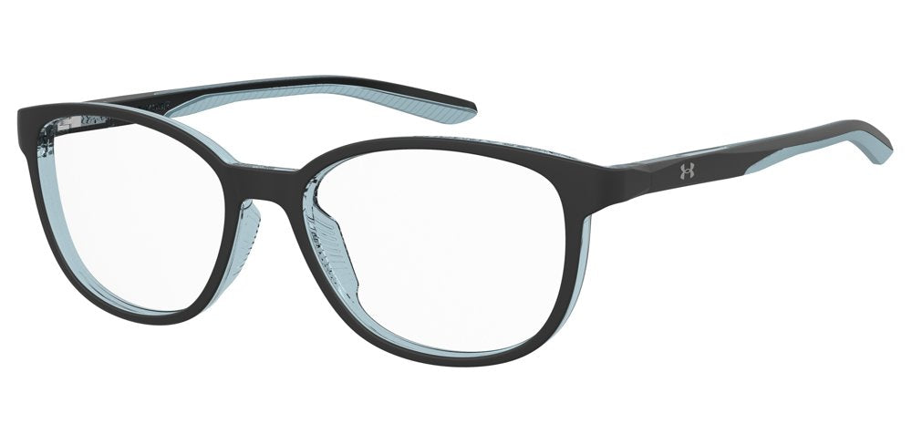 Under Armour UA 9021 D51 BLK BLUE B Square Unisex Teen Eyeglasses