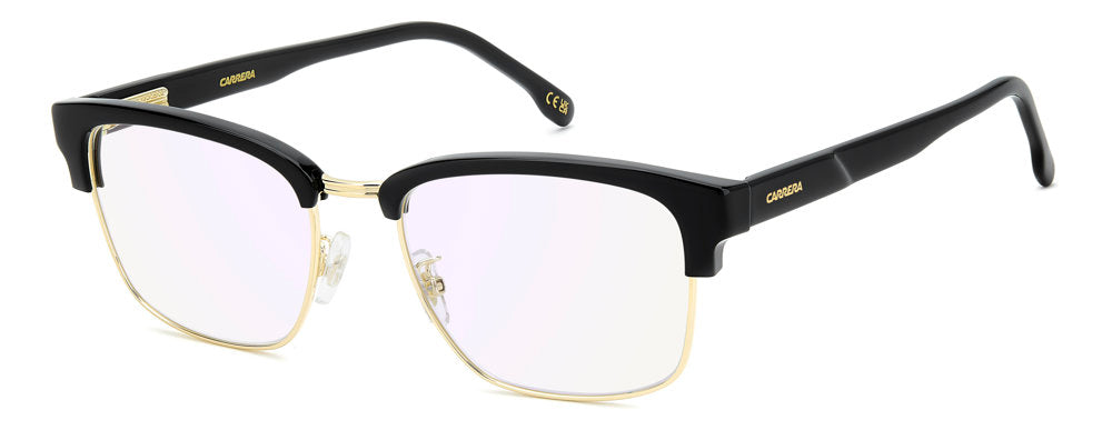 Carrera C Flex 16/G 8072Y Black Rectangular Browline Men's Eyeglasses