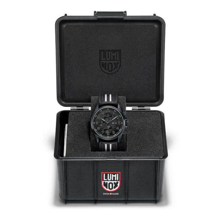 Luminox Field Valjoux Chronograph 47mm Black Plated Field Men's Watch Limited Edition