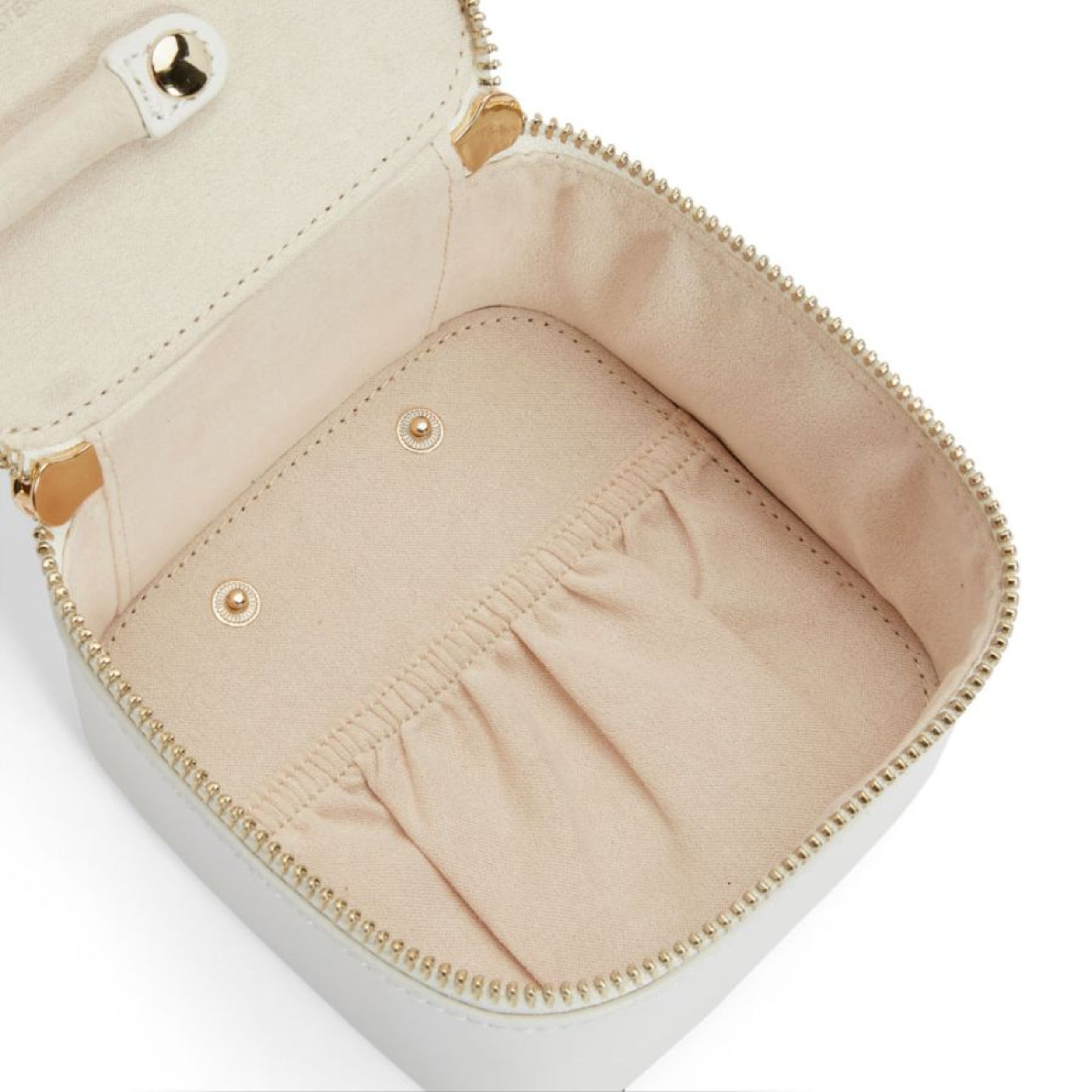 Wolf Maria White Zip Jewelry Cube 766553