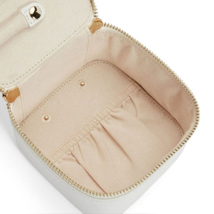 Wolf Maria White Zip Jewelry Cube 766553