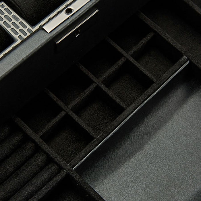 Wolf Axis 10 Piece Powder Coat Watch Box with Drawer 488203