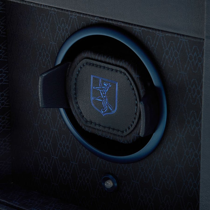 Wolf Earth Single Midnight Blue Apple Leather Watch Winder 190317