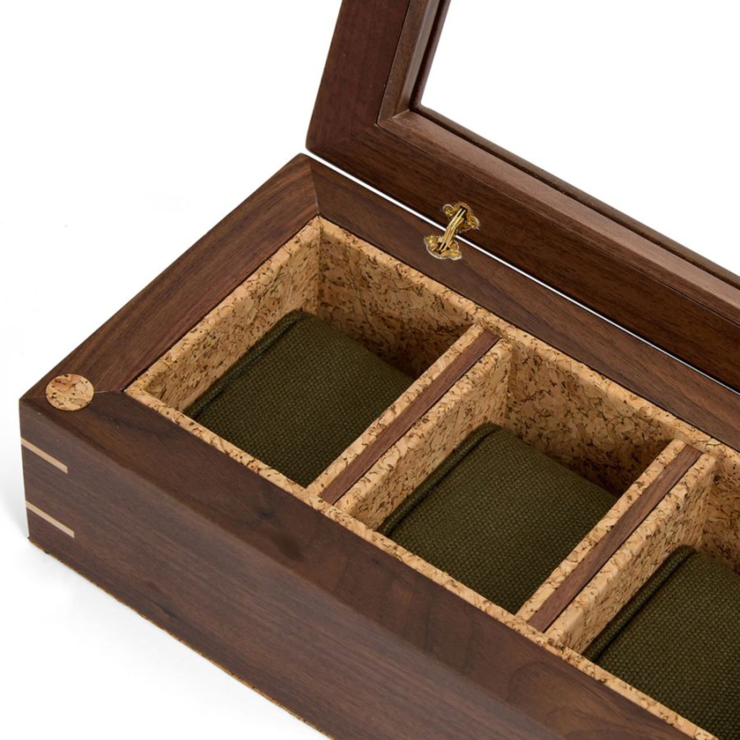 Wolf Analog: Shift Walnut Flatiron II 5-Piece Watch Box 710212