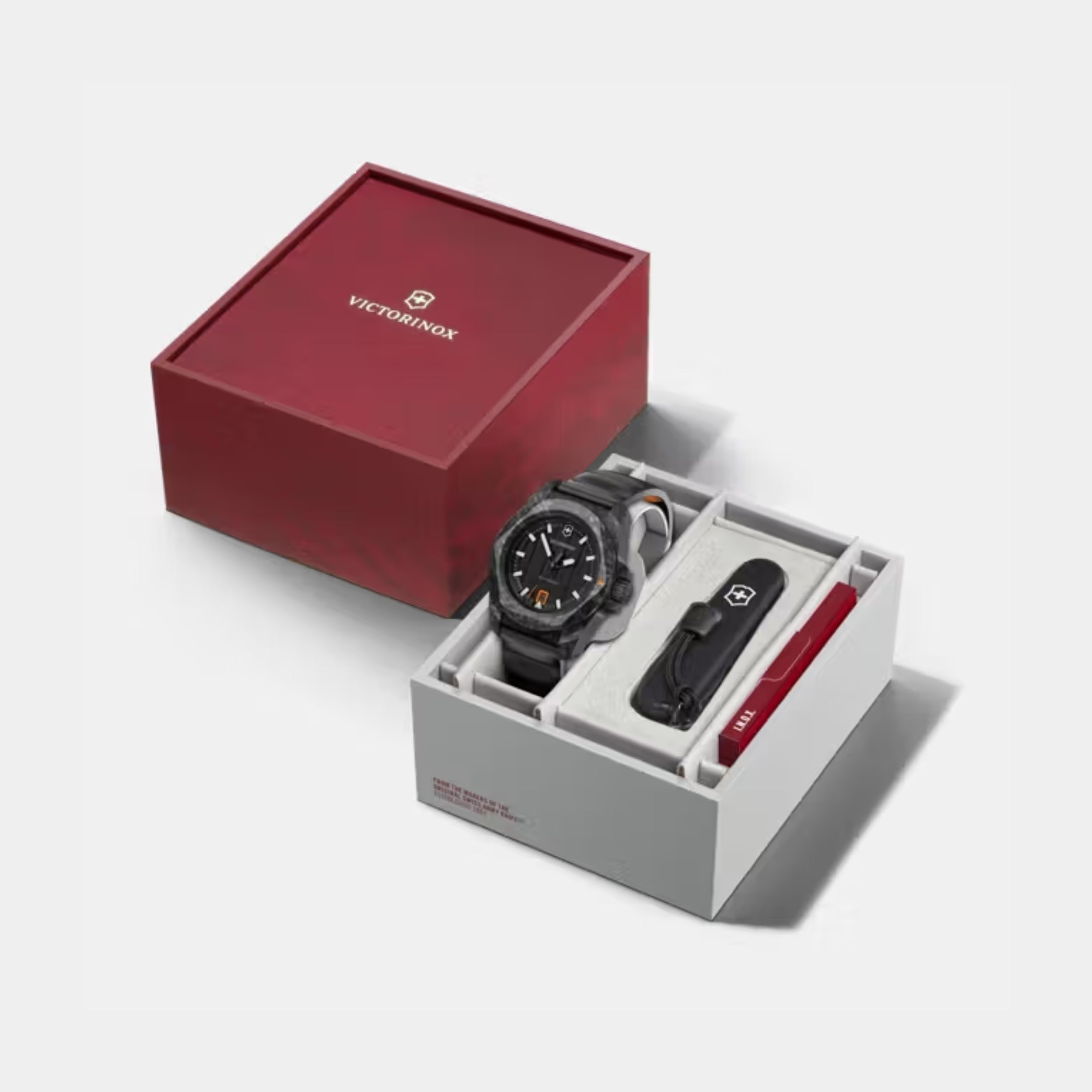 Victorinox I.N.O.X. Automatic Matt Black Dial With Titanium Caseback Men's Watch 242023.1