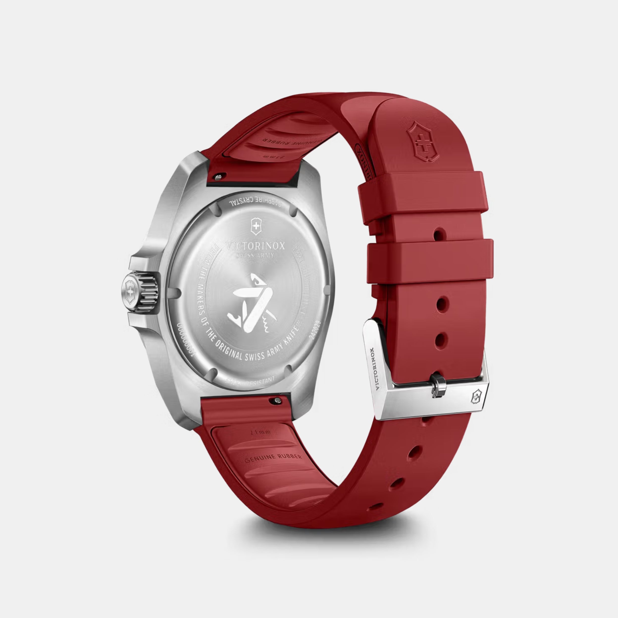 Victorinox I.N.O.X. Quartz Red Dial Men's Watch 242029