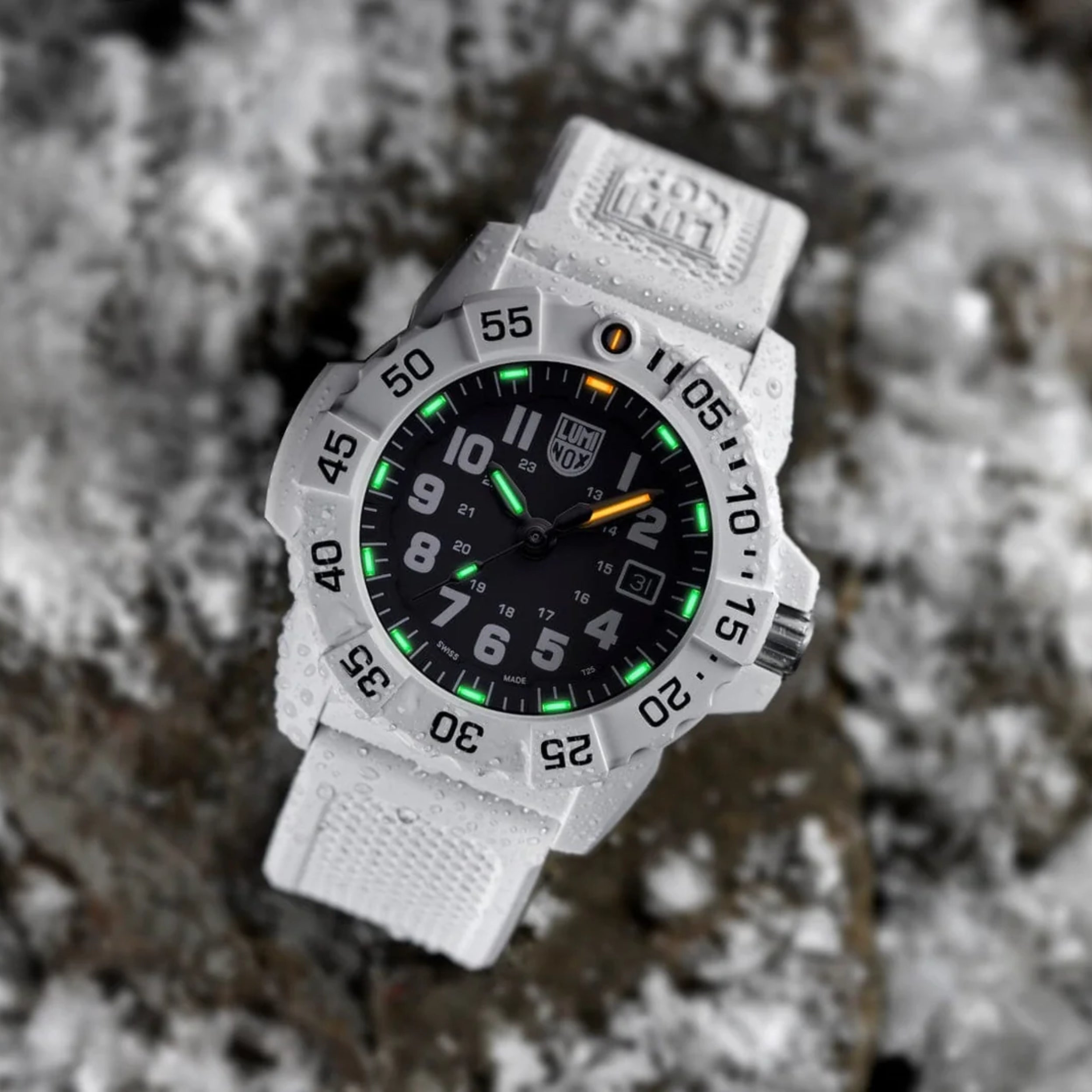 Luminox Navy SEAL Foundation 3500 45mm Military Dive Arctic Edition Men's Watch XS.3507.WB