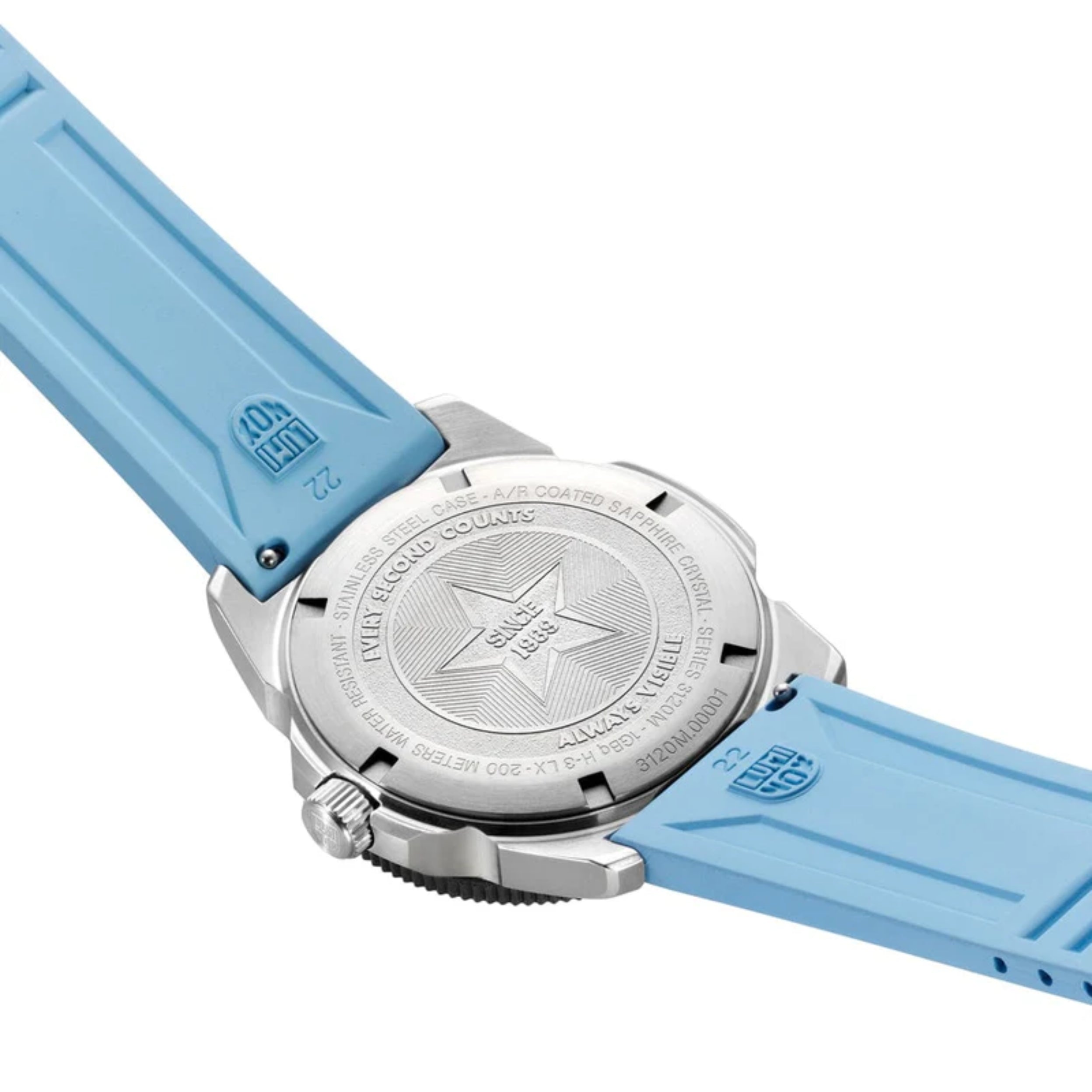 Luminox Pacific Diver Series 39mm Blue Mother-Of-Pearl Dial Dive Men's Watch XS.3124M