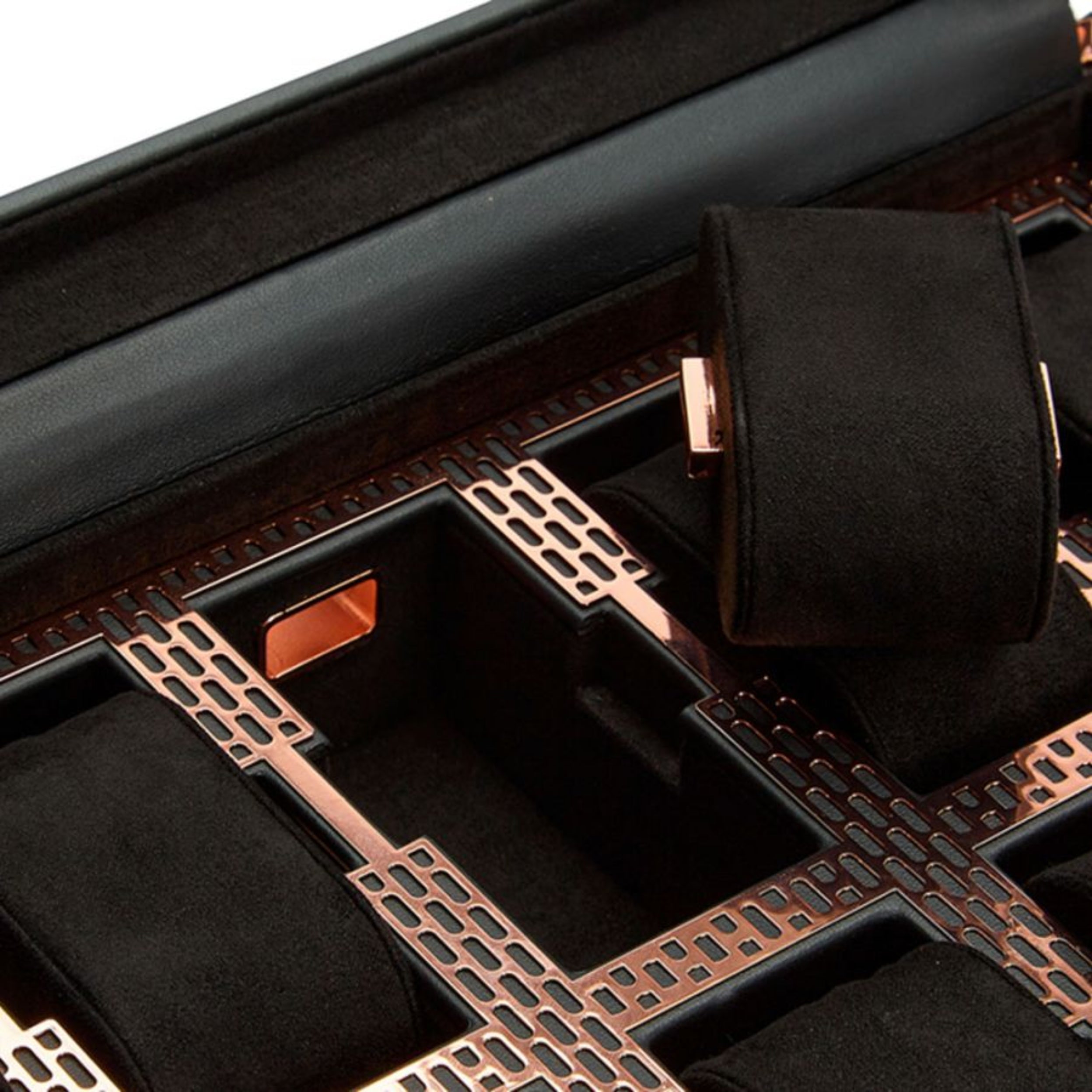 Wolf Axis 10 Piece Copper Watch Box with Drawer 488116
