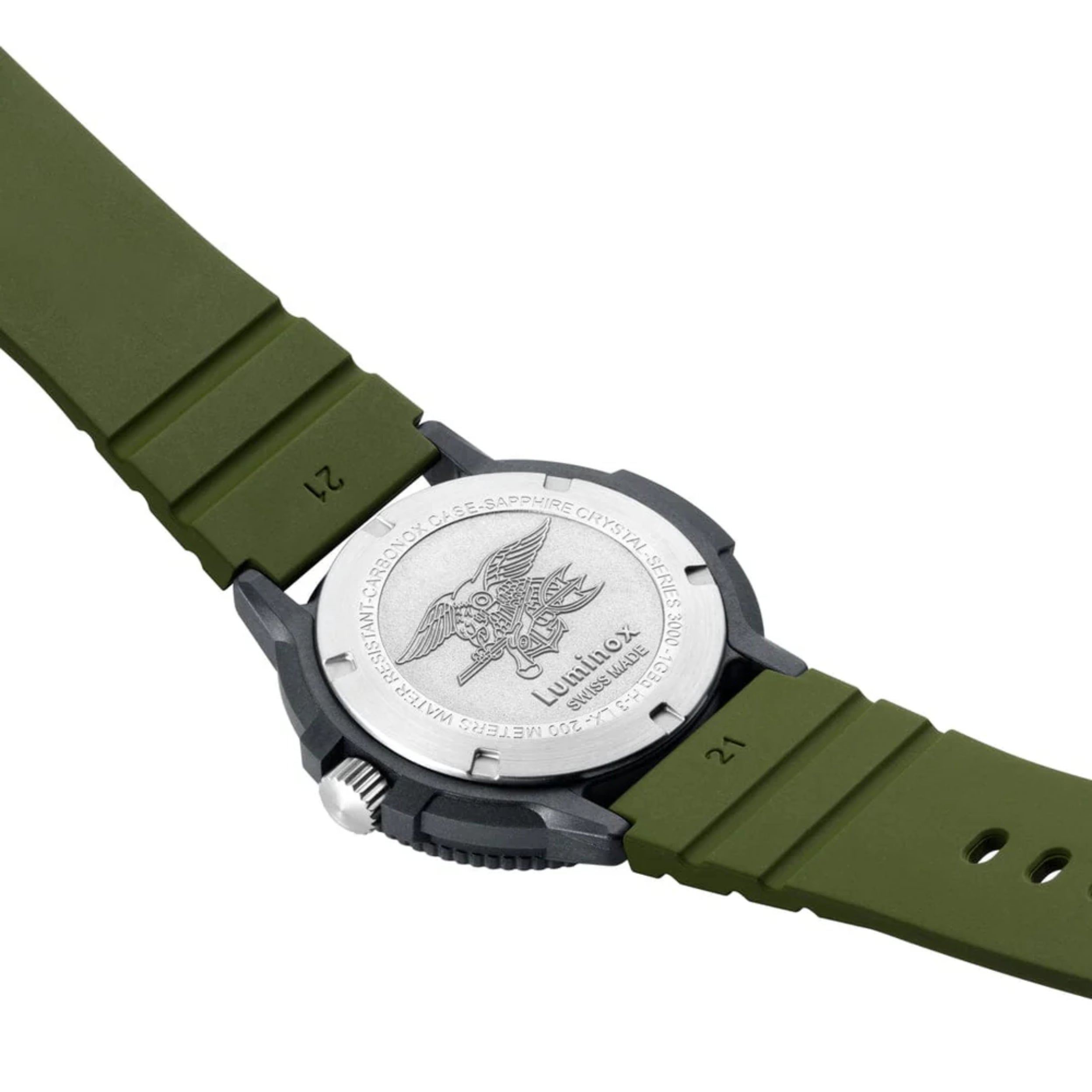 Luminox Original Navy SEAL EVO 43mm Green Dial Military Watch XS.3013.EVO.S