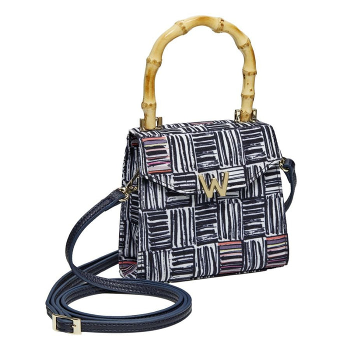 Wolf Eclectic Weave Black Evie Small Bag 735201