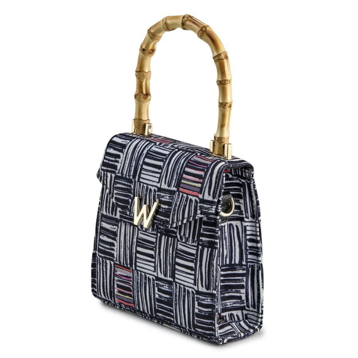 Wolf Eclectic Weave Black Evie Small Bag 735201