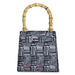 Wolf Eclectic Weave Black Evie Small Bag 735201_1