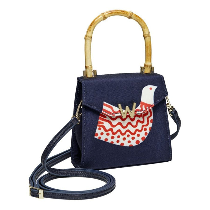 Wolf Navy Bird Evie Small Bag 735217