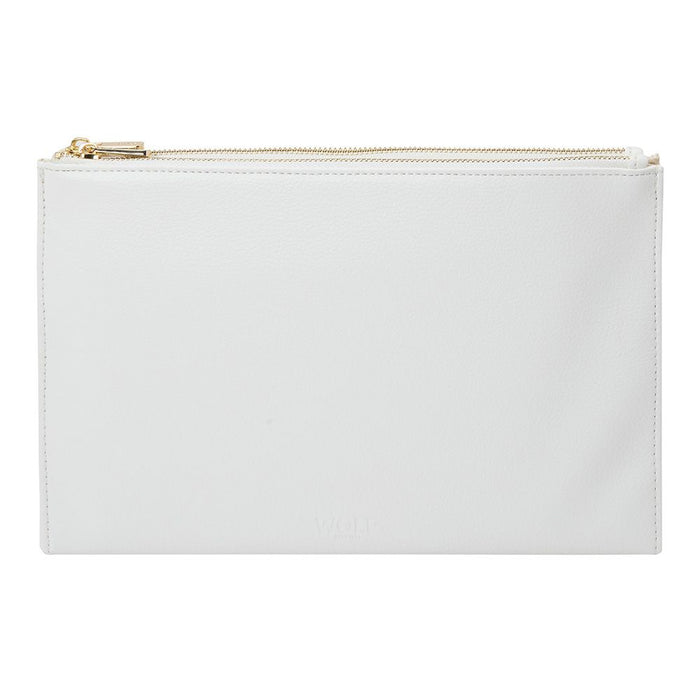 Wolf Maria Set of 3 Zip Jewelry Pouches White/Navy/Tangerine 766600_7