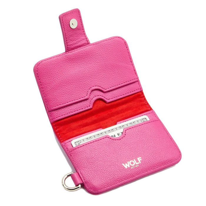 Wolf Pink Mimi Credit Card Holder With Wristlet 768290_4