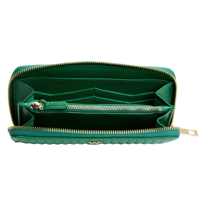 Wolf Forest Green Mimi Continental Wallet 768712_6