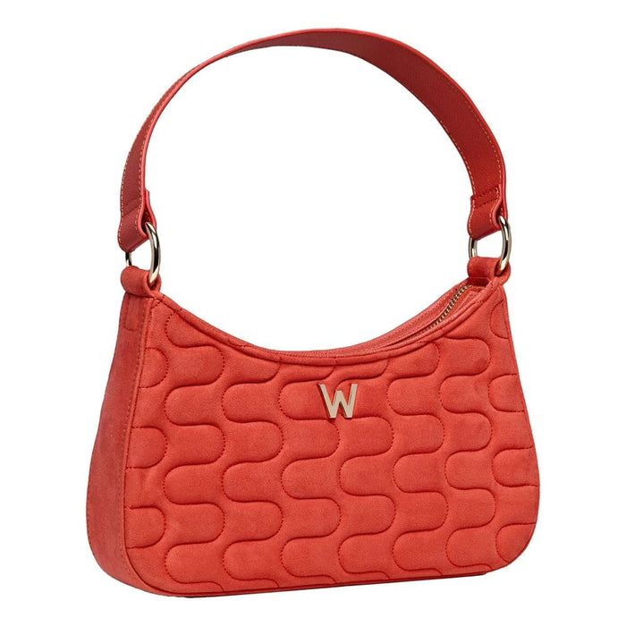 Wolf Radiant Red Mimi Swirl Shoulder Bag With Scarf 769272_3