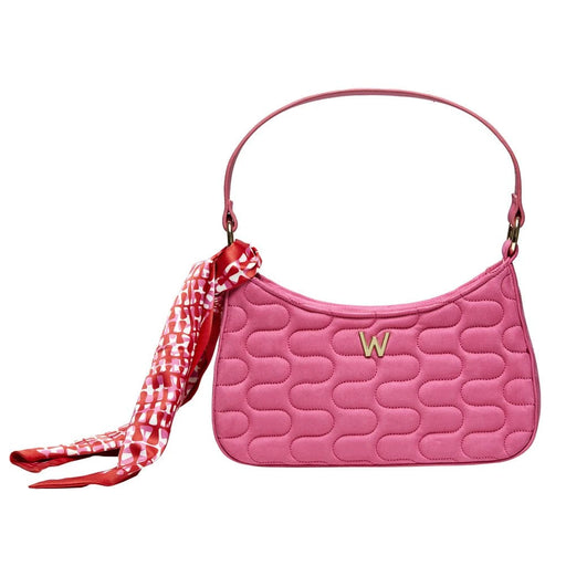 Wolf Pink Flash Mimi Swirl Shoulder Bag With Scarf 769290_2