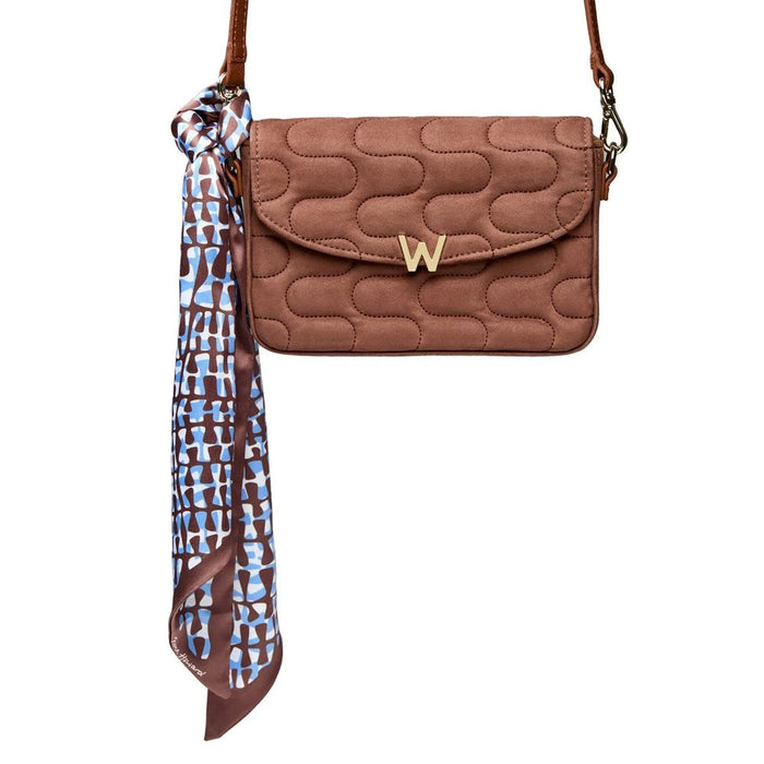 Wolf Nutshell Brown Mimi Swirl Cross Body Bag With Scarf 769306_4