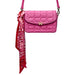 Wolf Pink Flash Mimi Swirl Cross Body Bag With Scarf 769390_4
