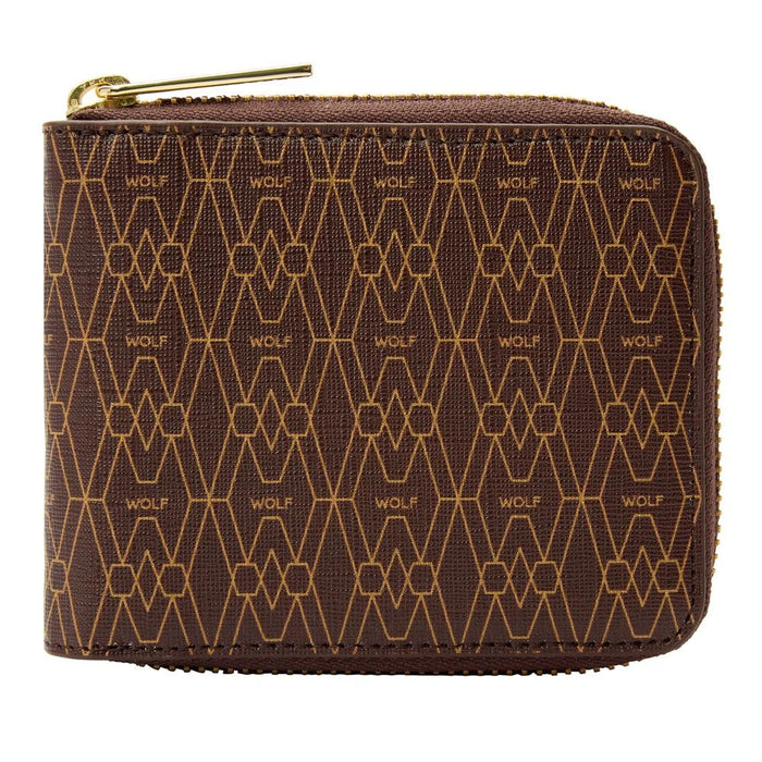 Wolf Brown Signature Zip Wallet 776433_1