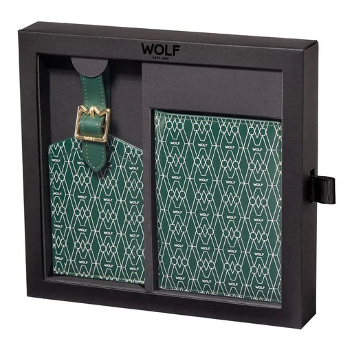 Wolf Green Signature Passport & Luggage Tag Gift Set 777430_1