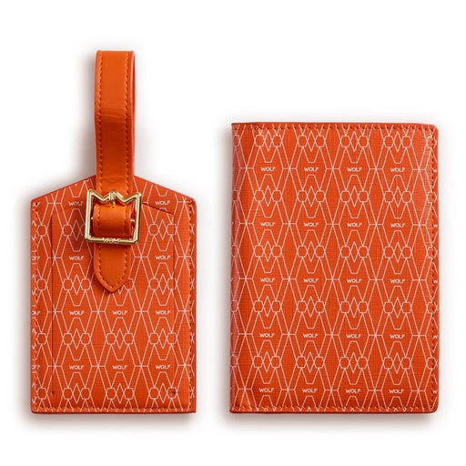 Wolf Orange Signature Passport & Luggage Tag Gift Set 777439_2
