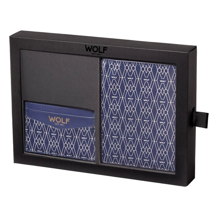 Wolf Blue Signature Passport & Card Case Gift Set 777524_2
