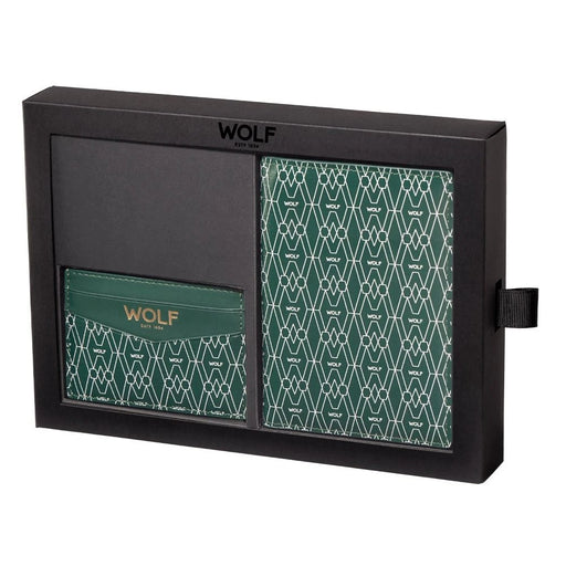 Wolf Green Signature Passport & Card Case Gift Set 777530_2