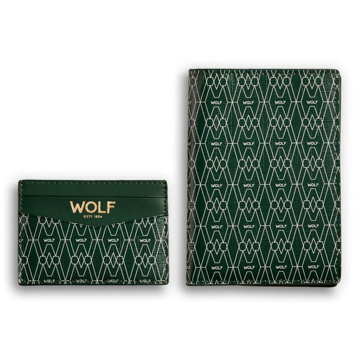 Wolf Green Signature Passport & Card Case Gift Set 777530_3